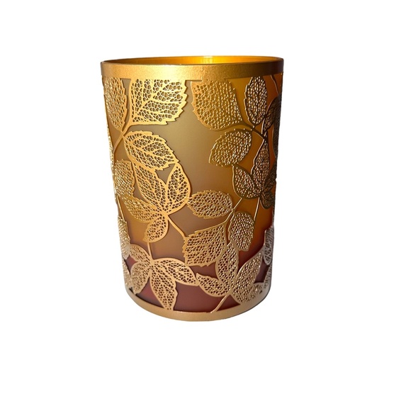 Yankee Candle 1599352 Amber Leaves Large Jar Candle Holder - Picture 2 of 2